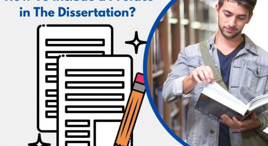 How to include a preface in the dissertation